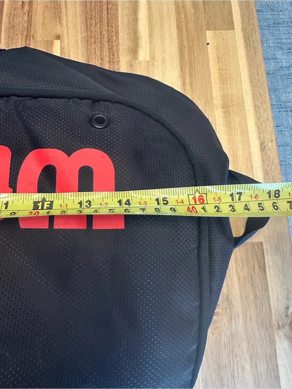 Wilson Tour Tennis Backpack Black Red holds up to two rackets